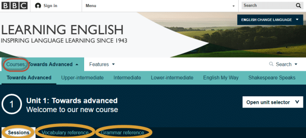 Học trực tuyến cùng BBC Learning English
