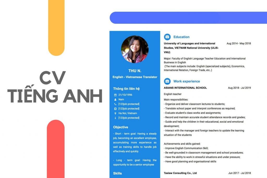 Vì sao nên viết CV tiếng Anh?