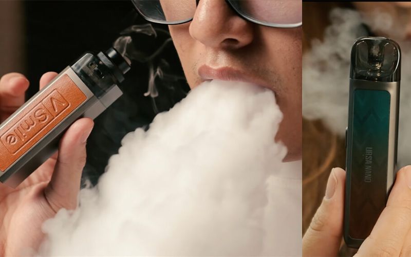 khác biệt giữa vape và pod