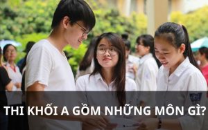 Thi khối A gồm những môn gì