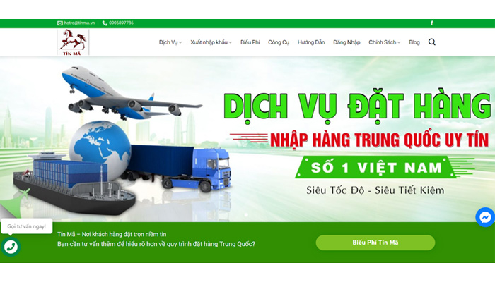 Đăng nhập tài khoản khách hàng trên website Tín Mã