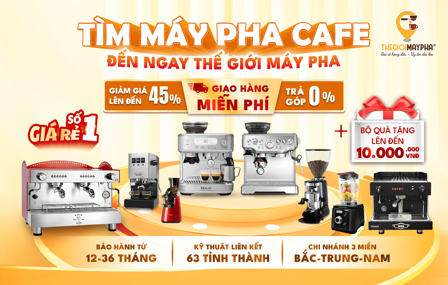 Thế Giới Máy Pha chuyên cung cấp máy pha cà phê nhập khẩu chính hãng, giá tốt