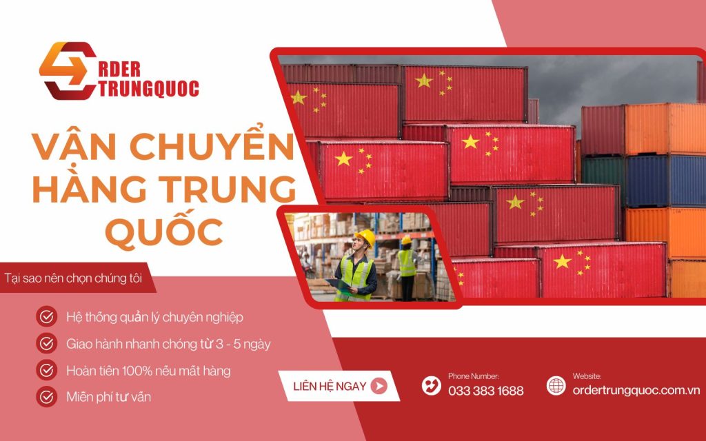 Order Trung Quốc - Công ty vận chuyển hàng Trung Quốc uy tín