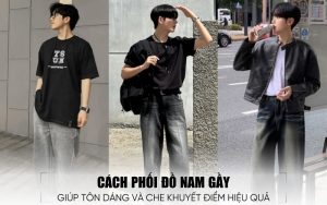 phối đồ nam gầy