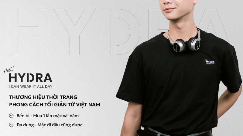 Local brand thời trang nam HYDRA