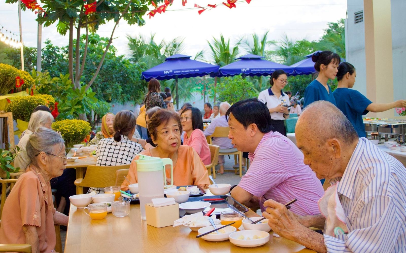 Không gian và môi trường tại Hạnh Phúc Viên