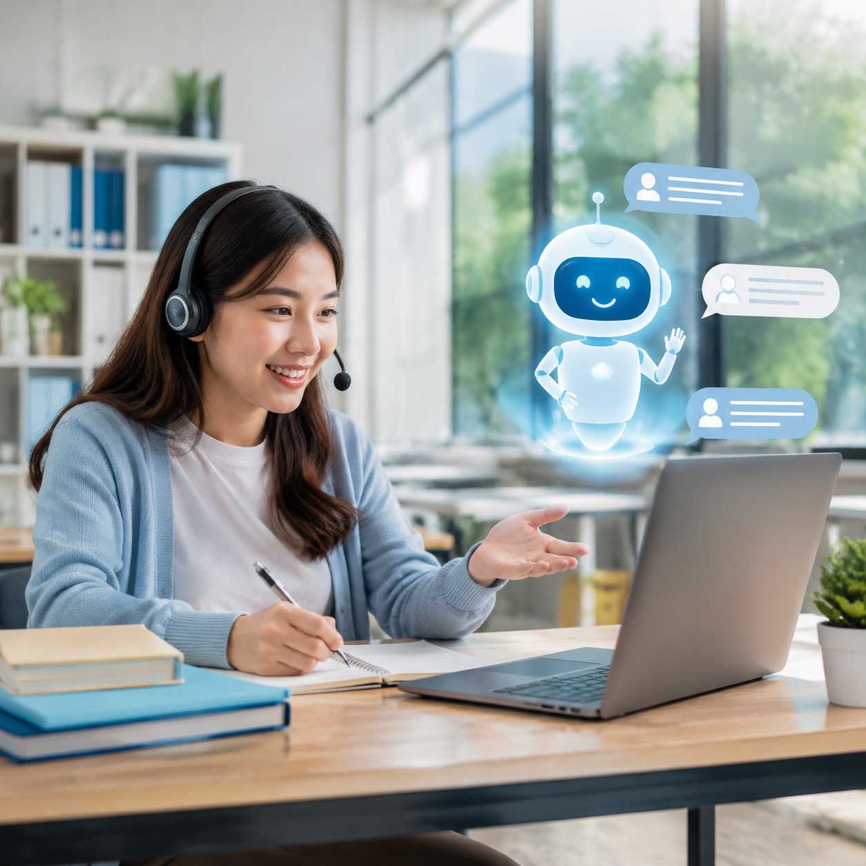 Ứng dụng AI cho chăm sóc khách hàng tuyển sinh